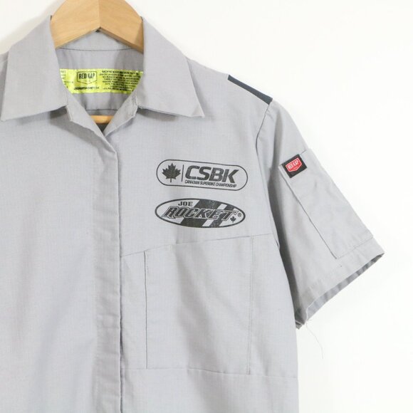 *REDKAP Canadian Superbike Championship Grey Button Up - Picture 6 of 10